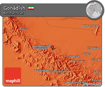 Political 3D Map of Gonādīsh