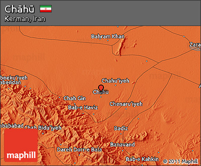 Political 3D Map of Chāhū