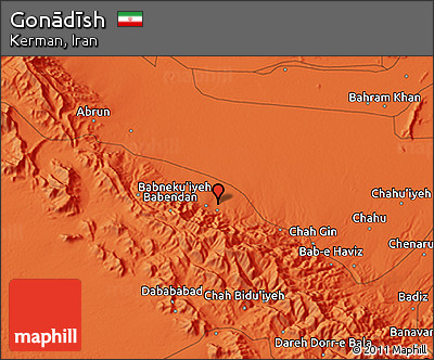 Political 3D Map of Gonādīsh
