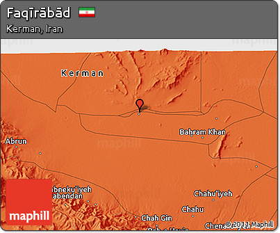 Political 3D Map of Faqīrābād