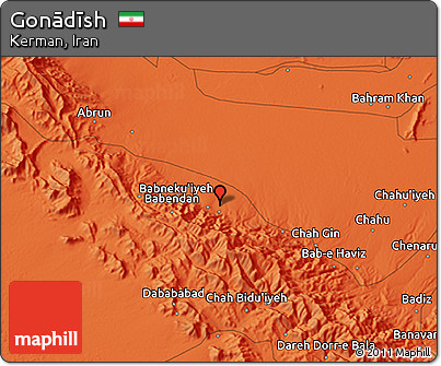 Political 3D Map of Gonādīsh