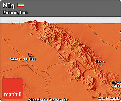 Political 3D Map of Nūq