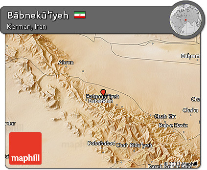 Satellite 3D Map of Bābnekū'īyeh