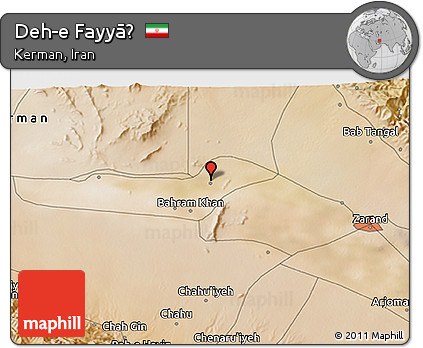 Satellite 3D Map of Deh-e Fayyāẕ