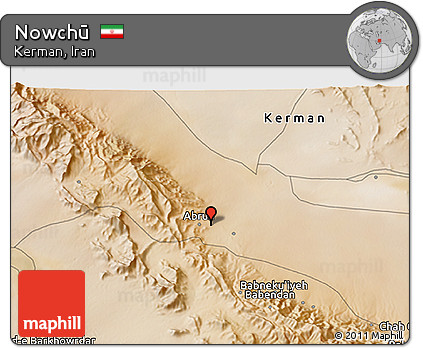 Satellite 3D Map of Nowchū