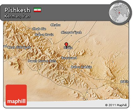 Satellite 3D Map of Pīshkesh