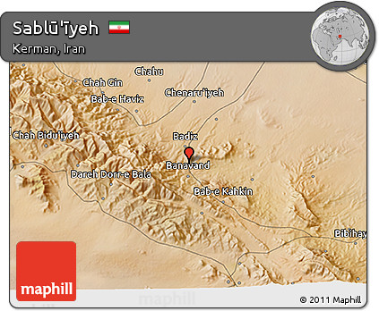 Satellite 3D Map of Sablū'īyeh