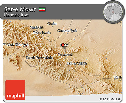 Satellite 3D Map of Sar-e Mowr