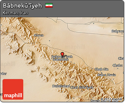 Satellite 3D Map of Bābnekū'īyeh