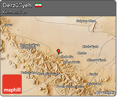 Satellite 3D Map of Derzū'īyeh