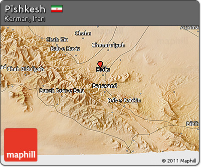 Satellite 3D Map of Pīshkesh