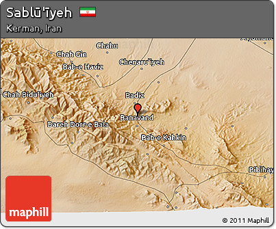 Satellite 3D Map of Sablū'īyeh