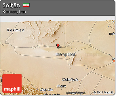 Satellite 3D Map of Solţān
