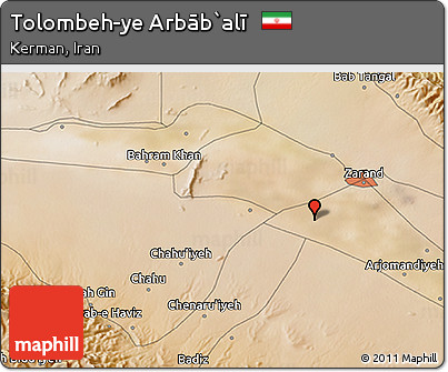 Satellite 3D Map of Tolombeh-ye Arbāb`alī