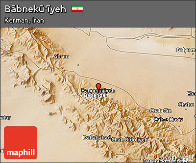 Satellite 3D Map of Bābnekū'īyeh