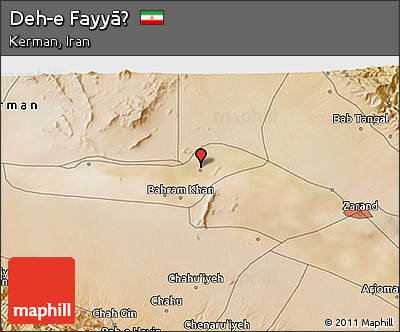 Satellite 3D Map of Deh-e Fayyāẕ