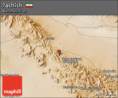 Satellite 3D Map of Ḩashīsh