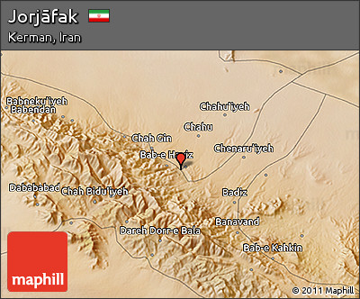 Satellite 3D Map of Jorjāfak