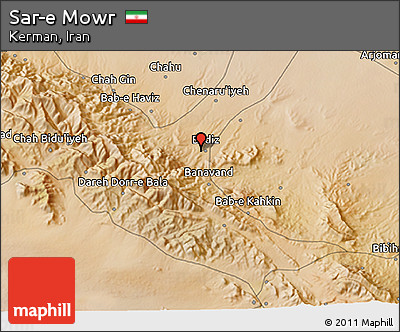 Satellite 3D Map of Sar-e Mowr