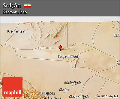 Satellite 3D Map of Solţān