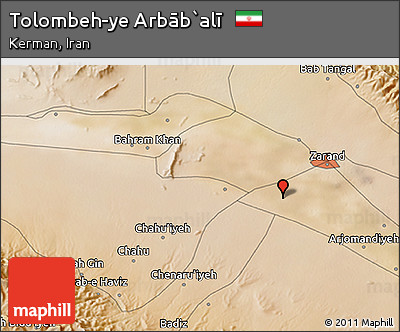 Satellite 3D Map of Tolombeh-ye Arbāb`alī