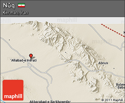 Shaded Relief 3D Map of Nūq