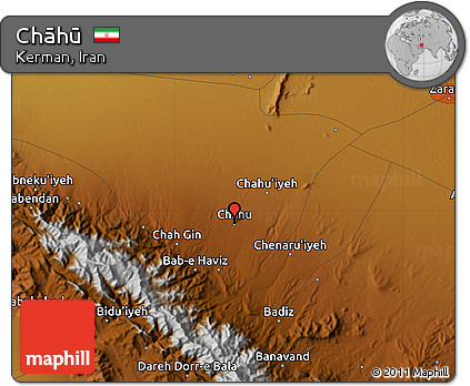 Physical Map of Chāhū