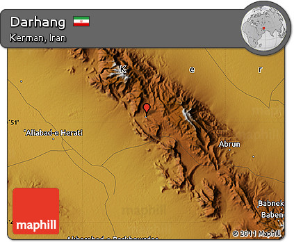 Physical Map of Darhang