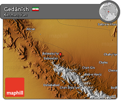 Physical Map of Gedānīsh