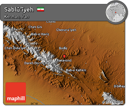 Physical Map of Sablū'īyeh