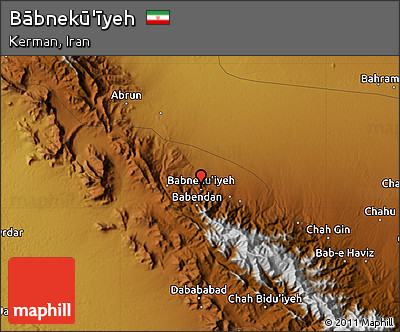 Physical Map of Bābnekū'īyeh