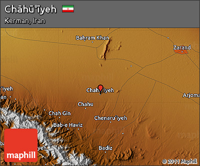 Physical Map of Chāhū'īyeh