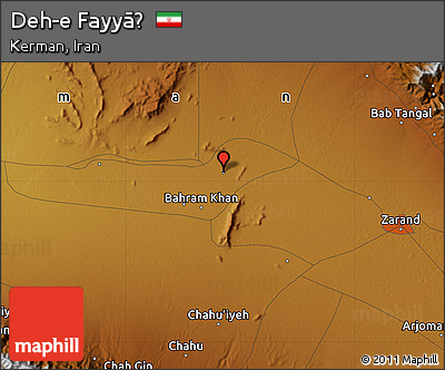 Physical Map of Deh-e Fayyāẕ