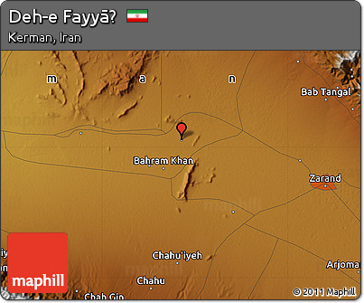 Physical Map of Deh-e Fayyāẕ