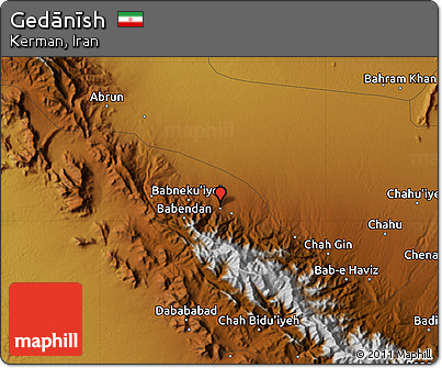 Physical Map of Gedānīsh