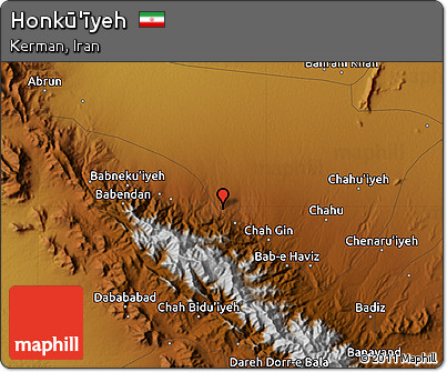 Physical Map of Honkū'īyeh