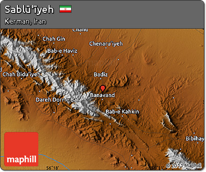 Physical Map of Sablū'īyeh