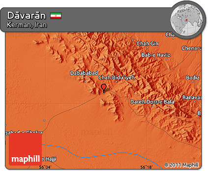 Political Map of Dāvarān