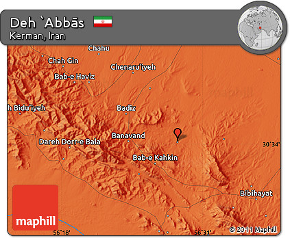 Political Map of Deh `Abbās