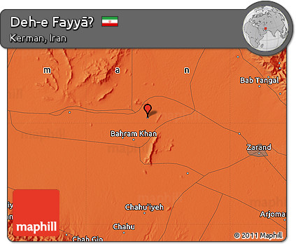 Political Map of Deh-e Fayyāẕ