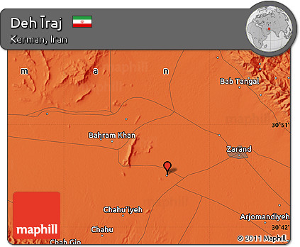 Political Map of Deh Īraj