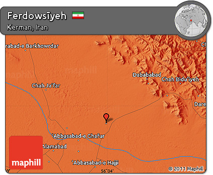 Political Map of Ferdowsīyeh