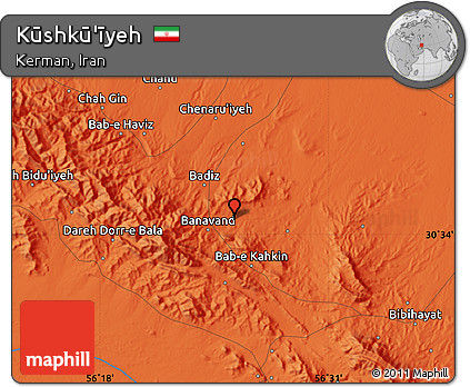 Political Map of Kūshkū'īyeh