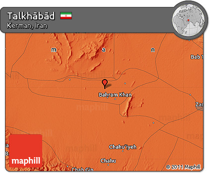 Political Map of Talkhābād