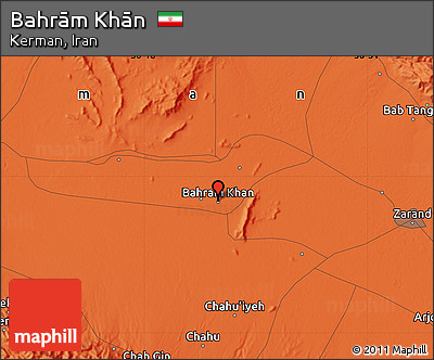Political Map of Bahrām Khān