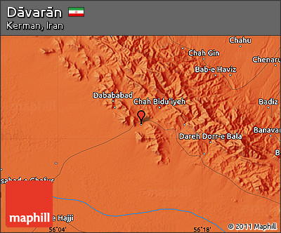 Political Map of Dāvarān