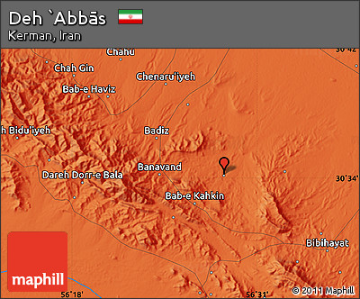 Political Map of Deh `Abbās