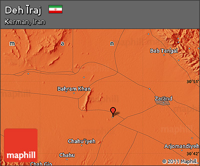Political Map of Deh Īraj