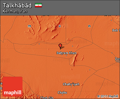 Political Map of Talkhābād