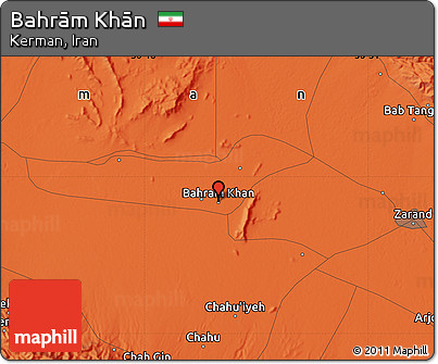 Political Map of Bahrām Khān